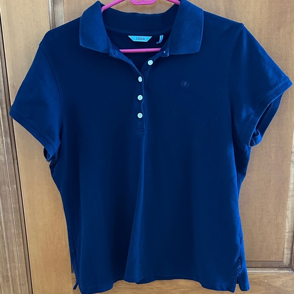 Izod Tops - IZOD Women’s Classic Navy Blue Polo Shirt XL